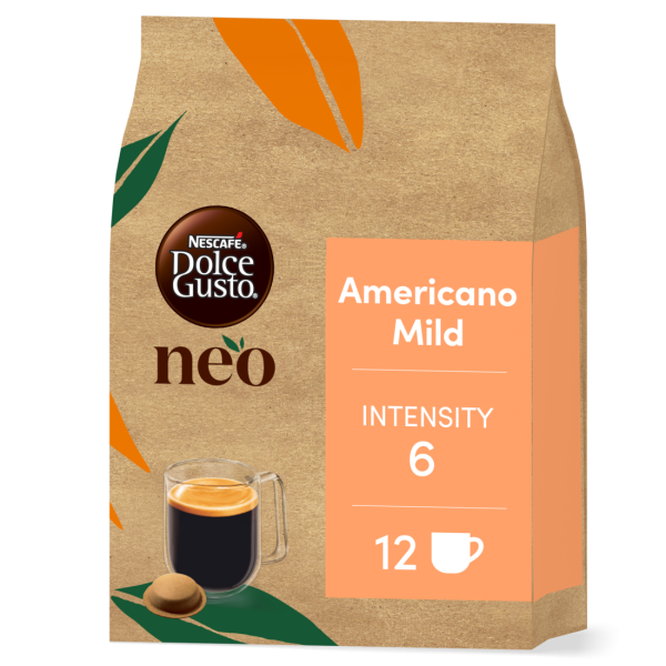 Pack of 12 NEO Americano expert versionNESCAFÉ® Dolce Gusto® coffee pods