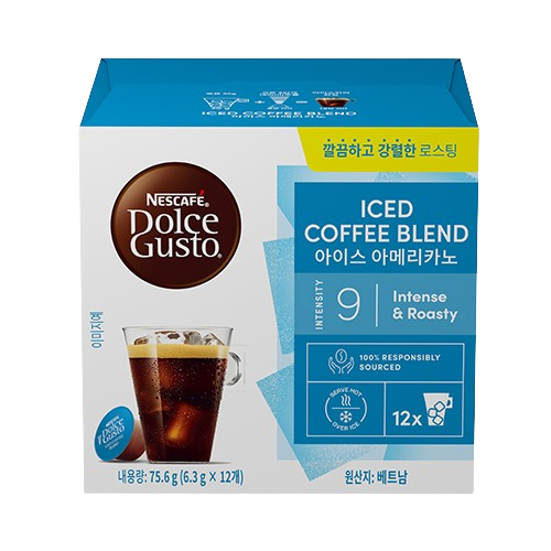 아이스 아메리카노 12캡슐