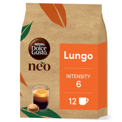 Pack of 12 NEO LungoNESCAF&Eacute;&reg; Dolce Gusto&reg; coffee pods