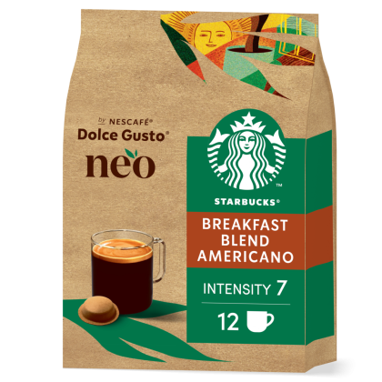 Pack of 12 NEO Starbucks &reg;  Breakfast Blend AmericanoNESCAF&Eacute;&reg; Dolce Gusto&reg; coffee pods