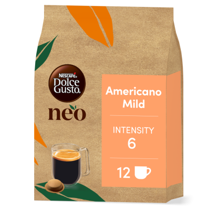 Pack of 12 NEO Americano expert versionNESCAFÉ® Dolce Gusto® coffee pods
