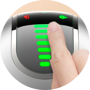 Touch screen selector