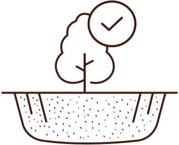 새싹이 자라나는 캡슐 아이콘